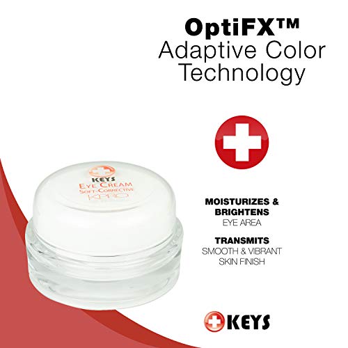 מפתחות טיפול KPRO מאיר קרם עיניים כהה עם טכנולוגיית צבע אדפטיבית OptiFX | לחות, חלק וממלא את undereye | טבעי
